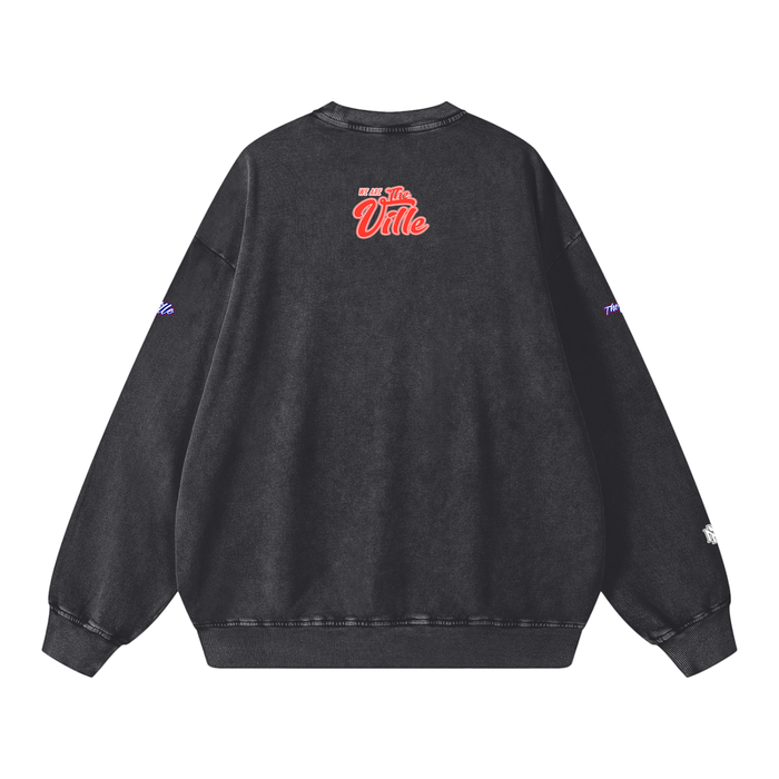 Marysville Snow Washed Oversized Sweatshirt - Memento Mori Clothing