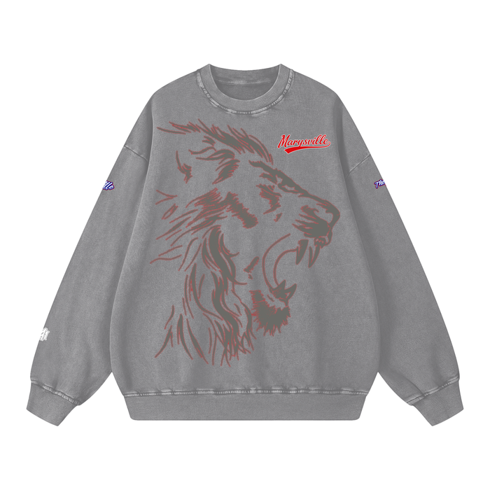 Marysville Snow Washed Oversized Sweatshirt - Memento Mori Clothing