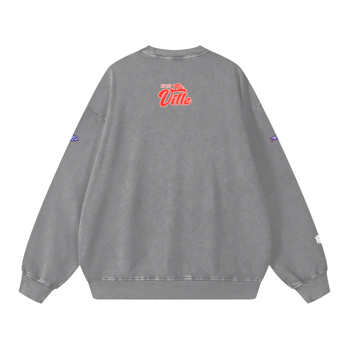 Marysville Snow Washed Oversized Sweatshirt - Memento Mori Clothing