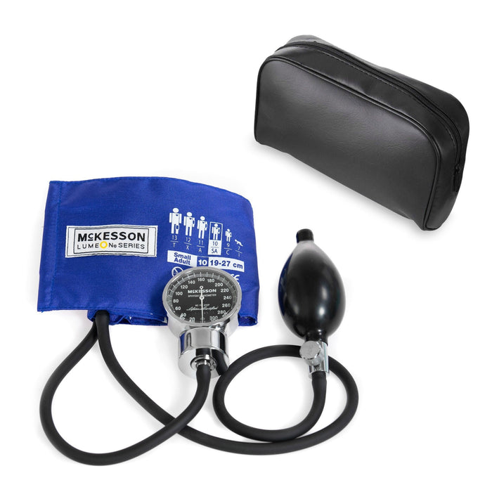 McKesson Aneroid Sphygmomanometer, Pocket, Small Adult Cuff - 01-700-10SARBGM-Box - LL Medico