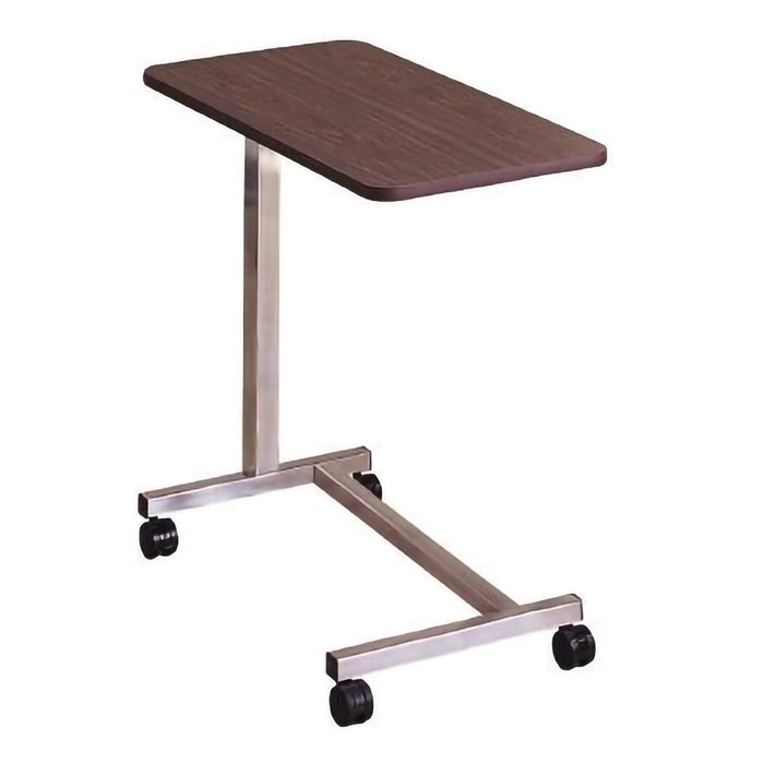 McKesson Overbed Table Non-Tilt Top, Spring Assisted Lift, 28.25" to 43.25" Height Range - 16-11620-Case - LL Medico