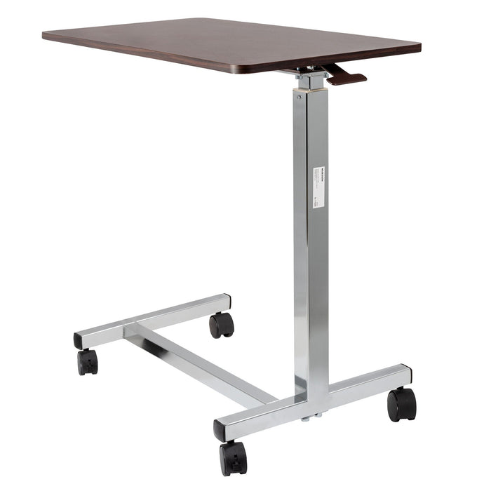McKesson Overbed Table Non-Tilt Top, Spring Assisted Lift, 28.25" to 43.25" Height Range - 16-11620-Case - LL Medico