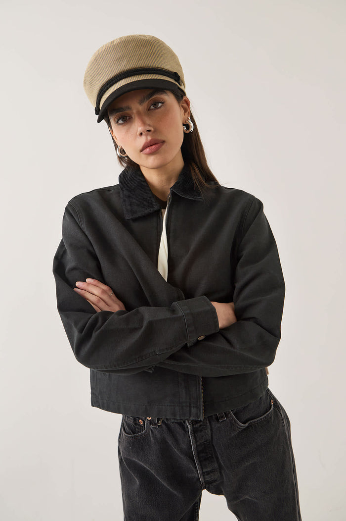 Women's Mechanics Women's Garage Zip Jacket in the color Black - Additional Fit image