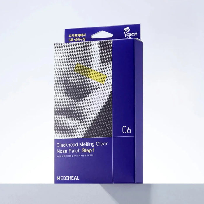 [MEDIHEAL] Blackhead Melting Clear Nose Patch 6EA - Ballagrio