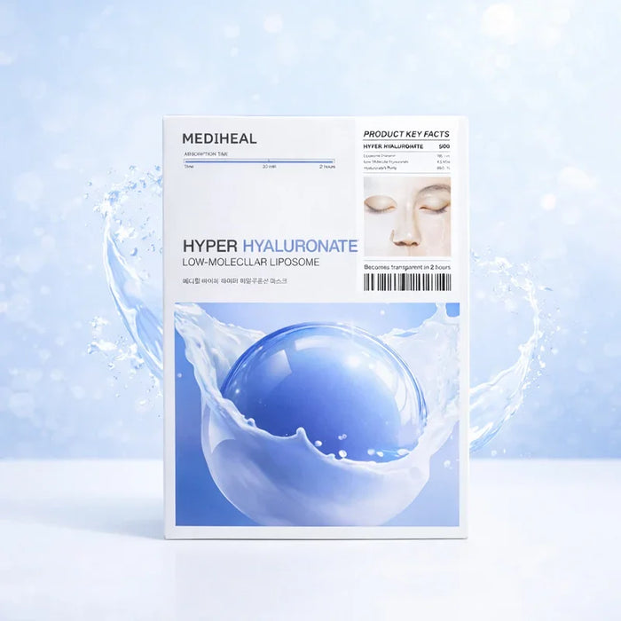 [MEDIHEAL] Hyper Hyaluronate Mask 35g*4EA