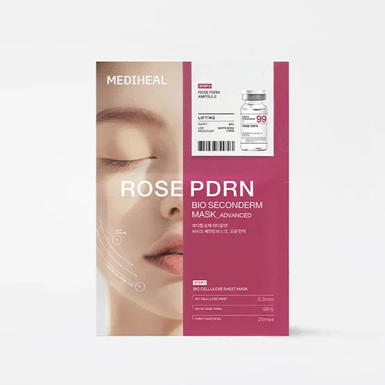 [MEDIHEAL] Rose PDRN Bio Seconderm Mask 10EA - Ballagrio