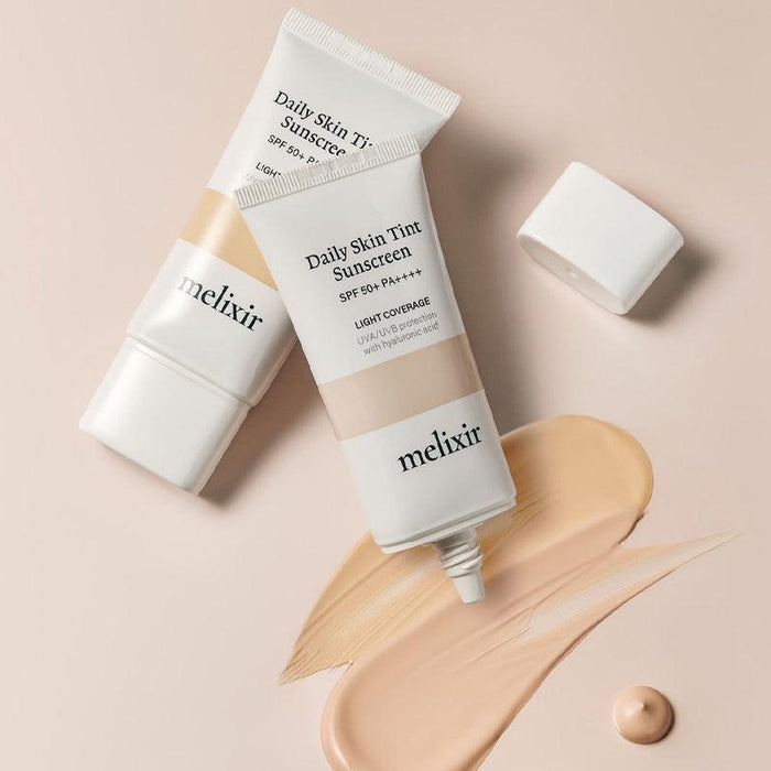 [melixir] Daily Skin Tint Sunscreen (2 Colors) SPF 50+ PA++++ 50ml - Ballagrio