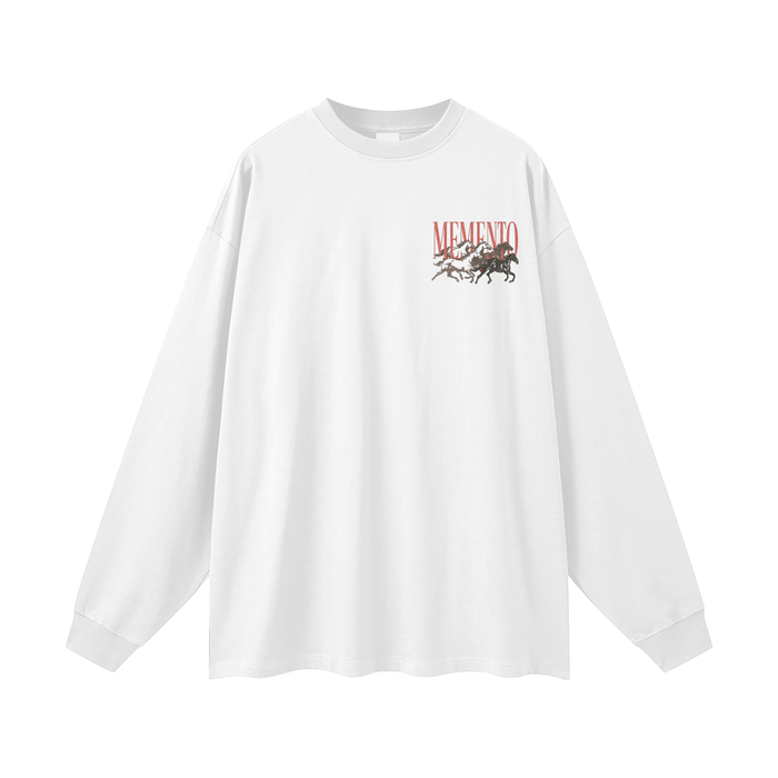 Memento Herd Oversized Unisex Long Sleeve T-Shirt - Memento Mori Clothing
