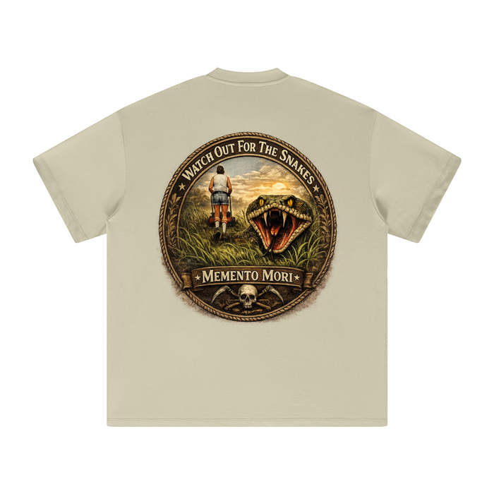 Memento Lawn Care Heavyweight T-Shirt - Memento Mori Clothing