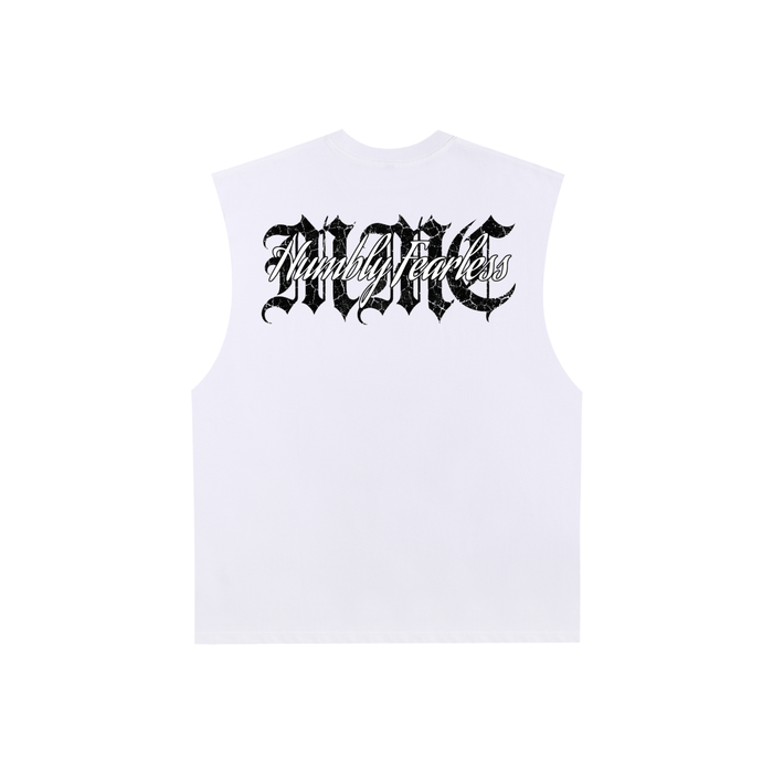 Memento Raw Edge Cotton Tank Top