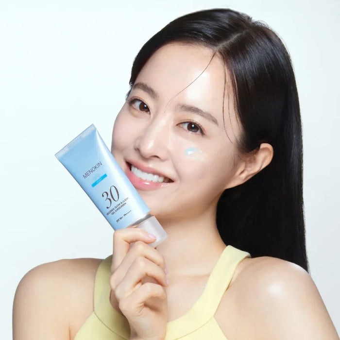 [MENOKIN] 30 Seconds Glow & Clear Gel Sunscreen SPF 50+ PA++++ 50ml - Ballagrio