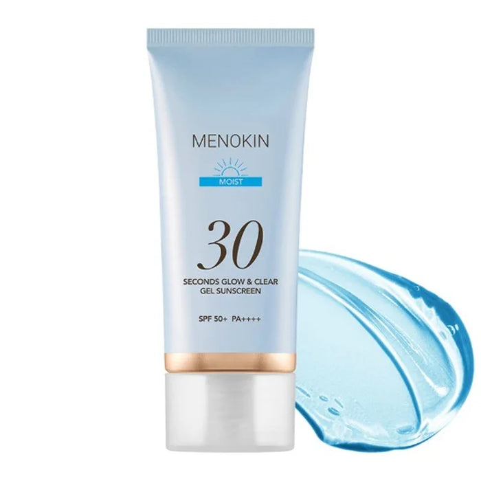 [MENOKIN] 30 Seconds Glow & Clear Gel Sunscreen SPF 50+ PA++++ 50ml - Ballagrio