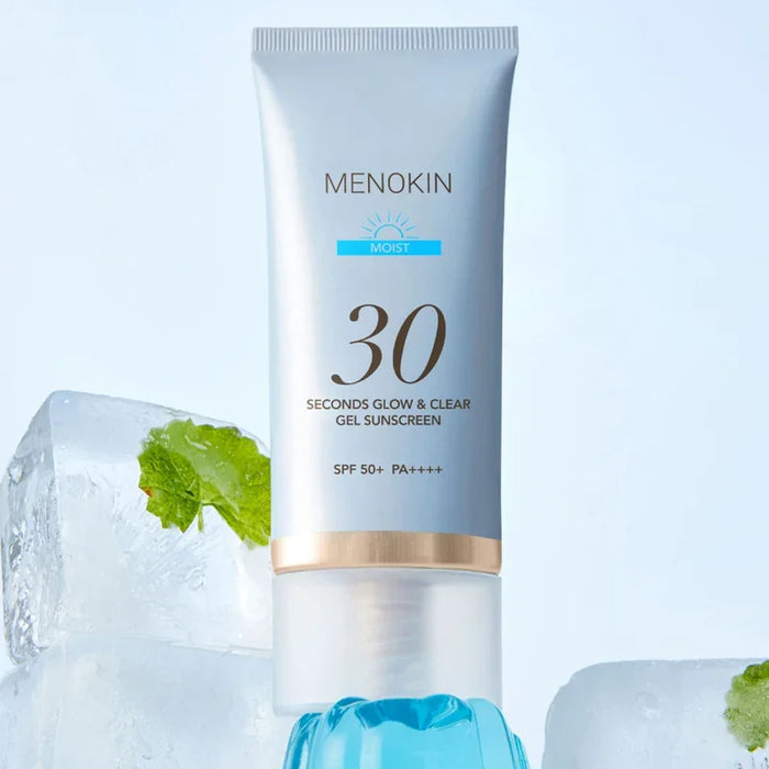 [MENOKIN] 30 Seconds Glow & Clear Gel Sunscreen SPF 50+ PA++++ 50ml - Ballagrio