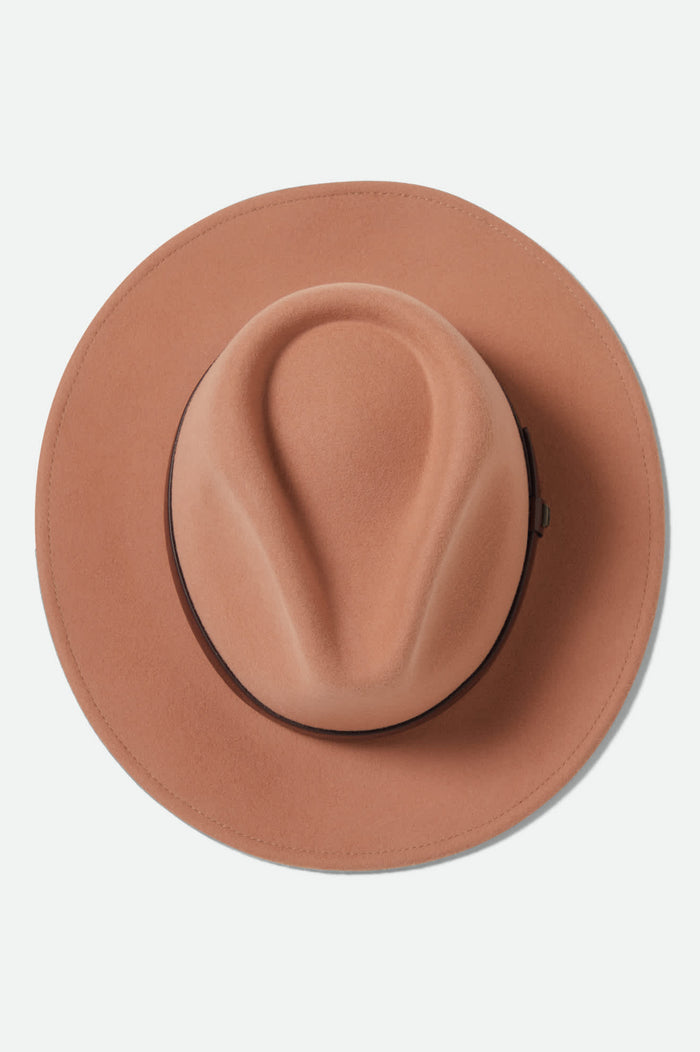 Unisex Messer Fedora in the color Italian Clay - Additional Laydown image