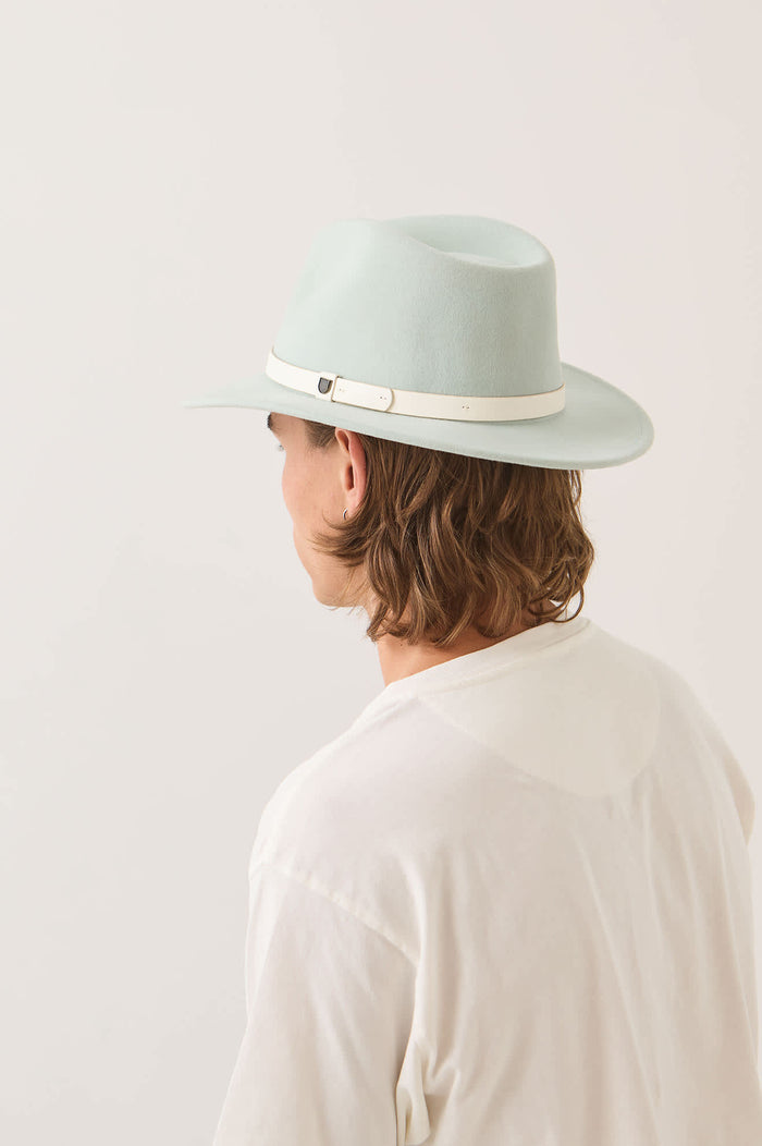 Unisex Messer Fedora in the color Seagrass/Whitecap - Additional Fit image