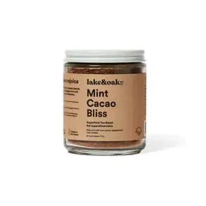Mint Cacao Bliss – Superfood Tea (70g) | Lake & Oak
