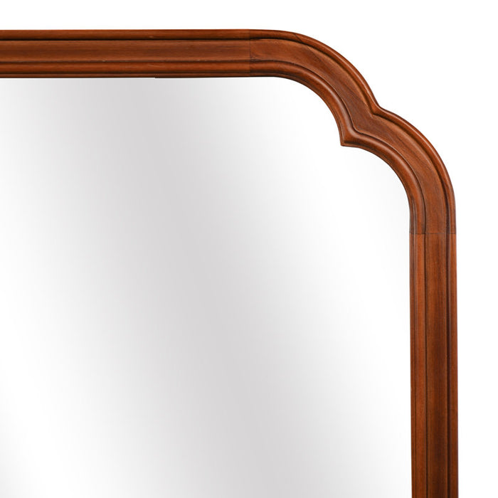 Miroir décoratif mural en bois Ali pour salle de bain, 40" x 30"