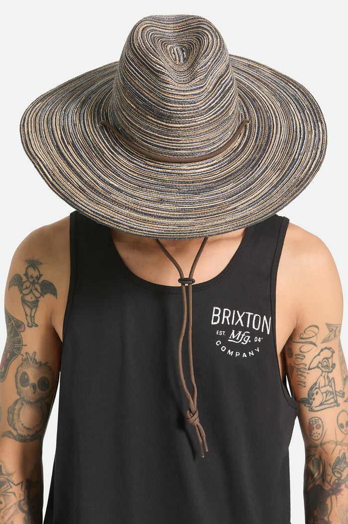 Unisex Mitch Packable Sun Hat in the color Brown - Additional Fit image