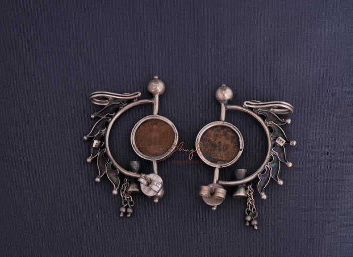 Mizoya Sikka Damru Earcuffs