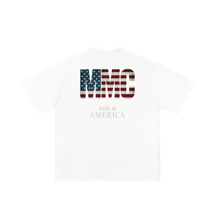 MMC Flag Heavyweight Hand-frayed T-Shirt - Memento Mori Clothing