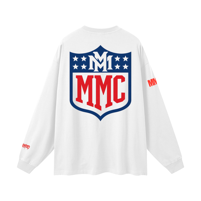 MMC Shield Oversized Unisex Long Sleeve T-Shirt - Memento Mori Clothing