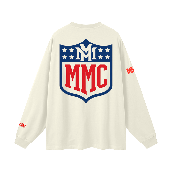 MMC Shield Oversized Unisex Long Sleeve T-Shirt - Memento Mori Clothing