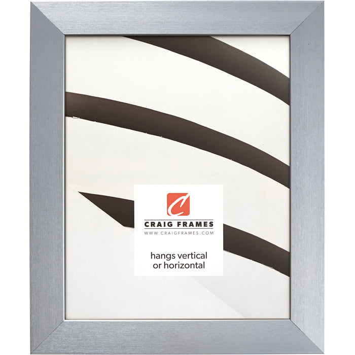 Modern Aesthetics 125 1.25", Brushed Silver Picture Frame