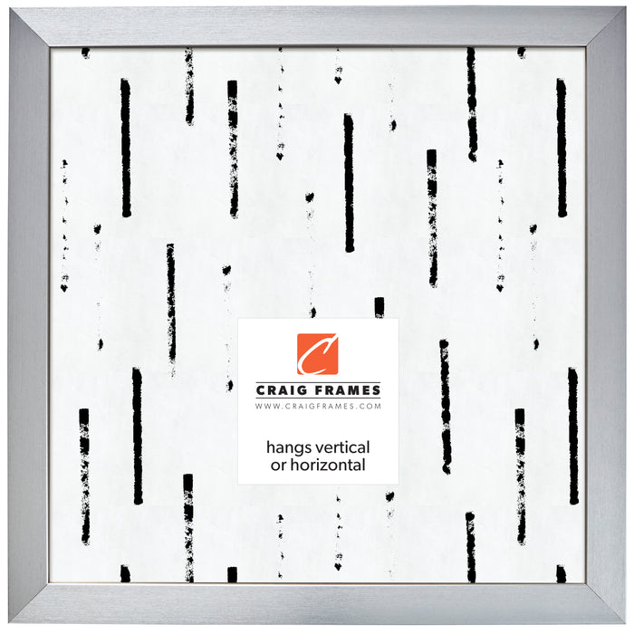 Modern Aesthetics 125 1.25", Brushed Silver Picture Frame