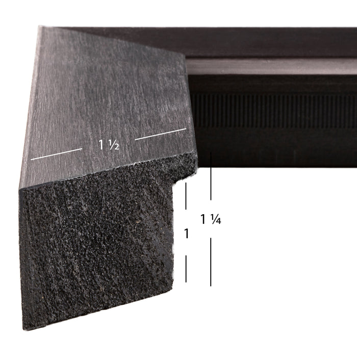 Modern Aesthetics 150 1.5", Brushed Charcoal Picture Frame