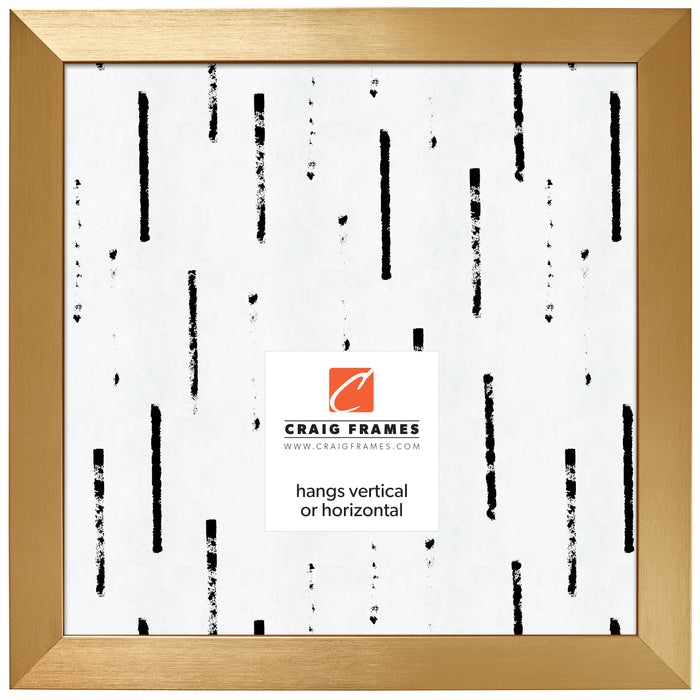 Modern Aesthetics 150 1.5", Brushed Gold Picture Frame