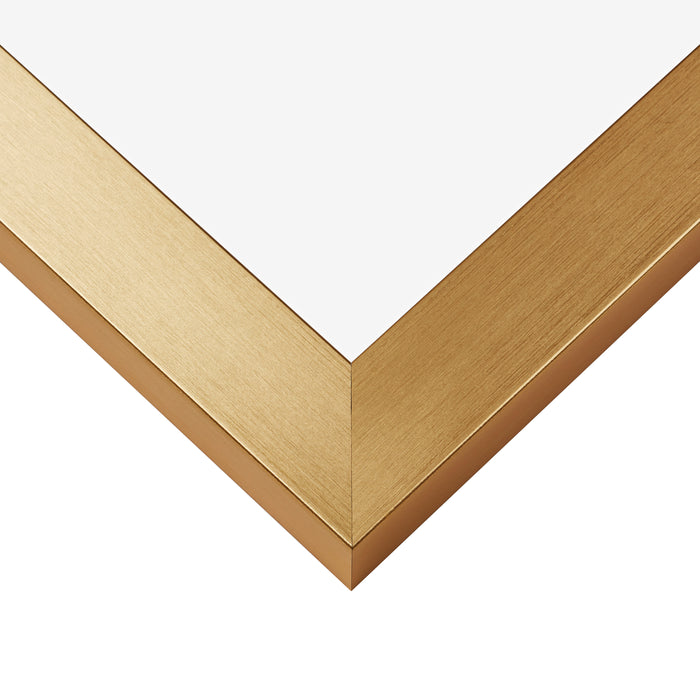 Modern Aesthetics 150 1.5", Brushed Gold Picture Frame