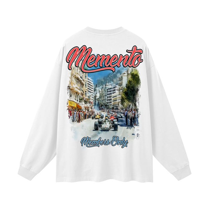 Monte Mori Oversized Unisex Long Sleeve T-Shirt - Memento Mori Clothing