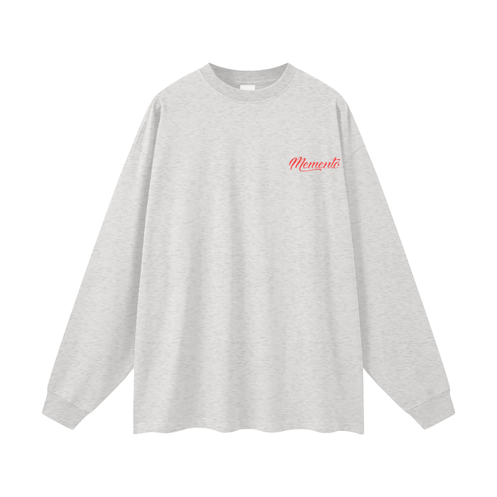 Monte Mori Oversized Unisex Long Sleeve T-Shirt - Memento Mori Clothing