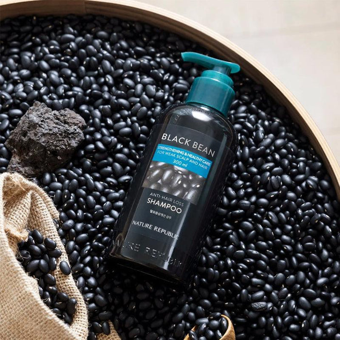 [Nature Republic] Black Bean Anti-Hair Loss Shampoo 300ml - Ballagrio