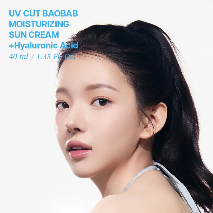 [Nature Republic] UV Cut Baobab Moisturizing Sun Cream Set SPF 50+ PA++++ 40ml*2EA - Ballagrio