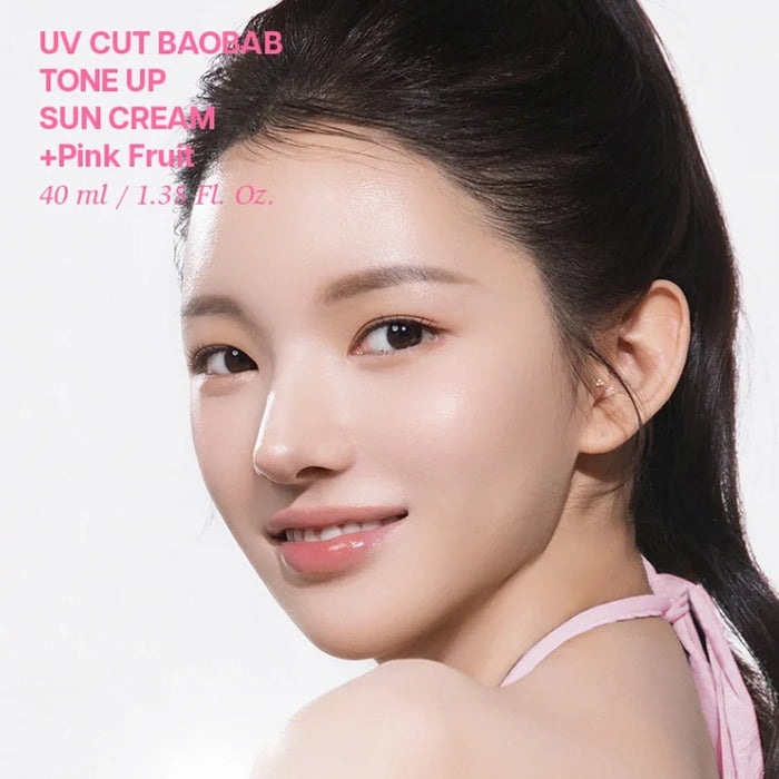 [Nature Republic] UV Cut Baobab Tone Up Sun Cream Set SPF 50+ PA++++ 40ml*2EA - Ballagrio