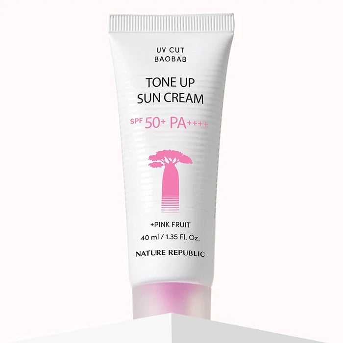[Nature Republic] UV Cut Baobab Tone Up Sun Cream Set SPF 50+ PA++++ 40ml*2EA - Ballagrio