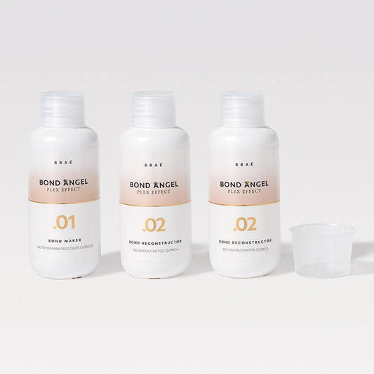 New Bond Angel Plex Effect Treatment Kit for Bleaching and Coloring protection - 100ml Step 1, 2, 2