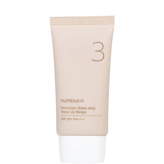 Numbuzin | No.3 Porcelain Base-skip Tone Up Beige SPF50+ PA++++ - skin28