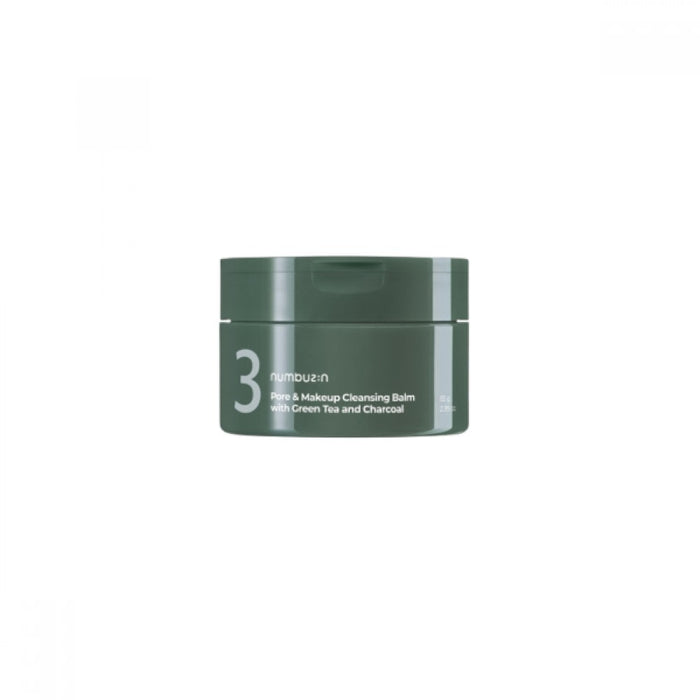 Numbuzin No.3 Pore & Makeup Cleansing Balm with Green Tea and Charcoal | GlamTouch UK