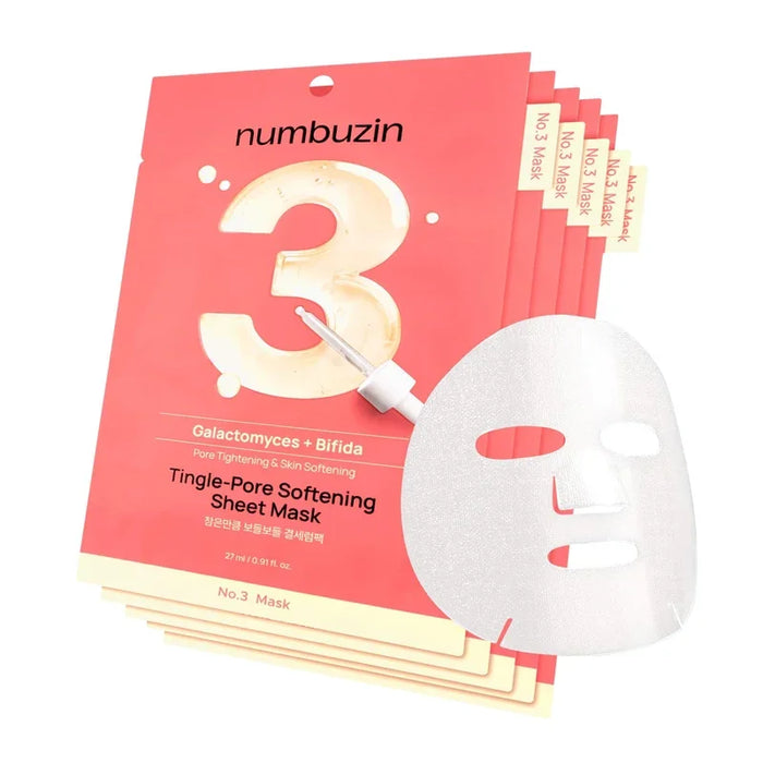 [numbuzin] No.3 Tingle-Pore Softening Mask 27g*10EA numbuzin