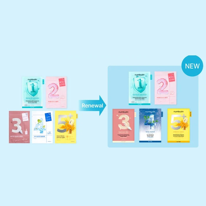 [numbuzin] No.3 Tingle-Pore Softening Mask 27g*10EA numbuzin