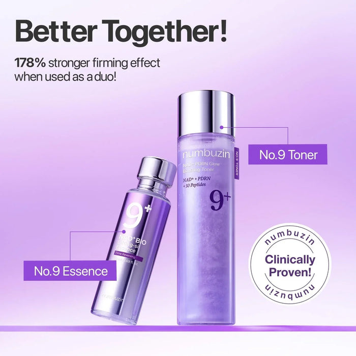 [numbuzin] No.9 NAD+ PDRN Glow Boosting Toner 150ml - Ballagrio