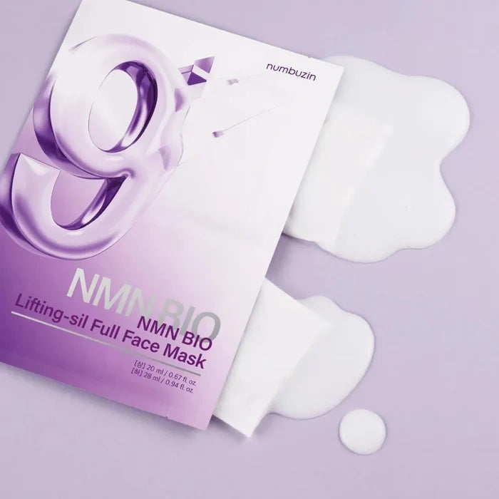 [numbuzin] No.9 NMN BIO Lifting-sil Full Face Mask 4EA - Ballagrio