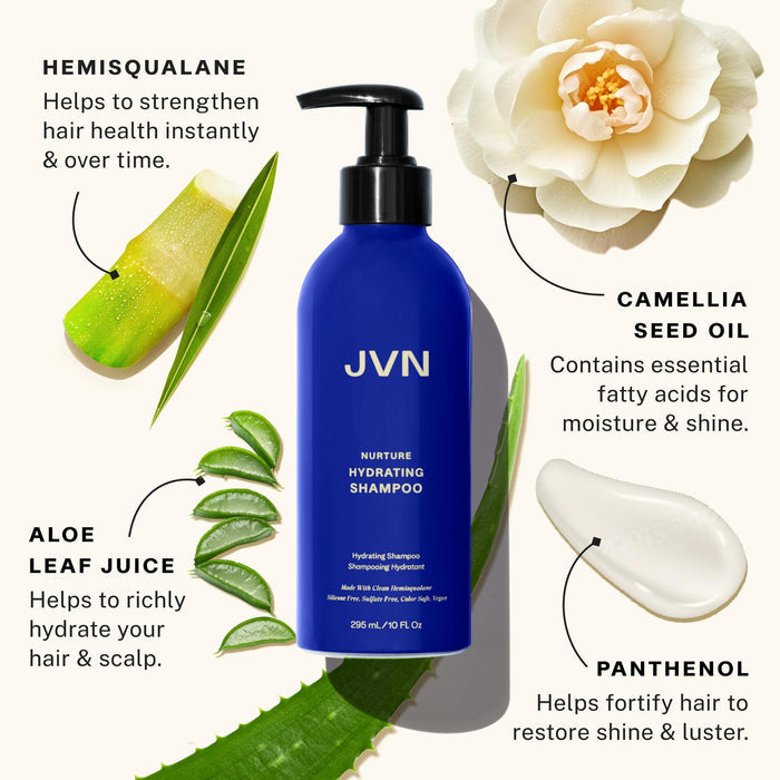 JVN Shampoo NEW Nurture Hydrating Shampoo Nurture Hydrating Shampoo | Moisturizing Shampoo | JVN sulfate-free silicone-free sustainable