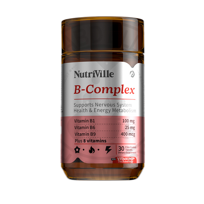 Nutriville B-Complex 30 Tablets 30tablets