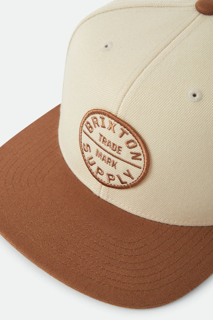 Unisex Oath III Snapback in the color Khaki/Caramel - Additional Laydown image