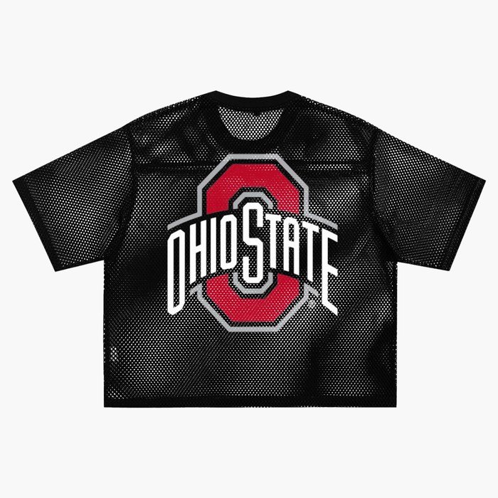 OHIO See-through Boxy Net T-shirt