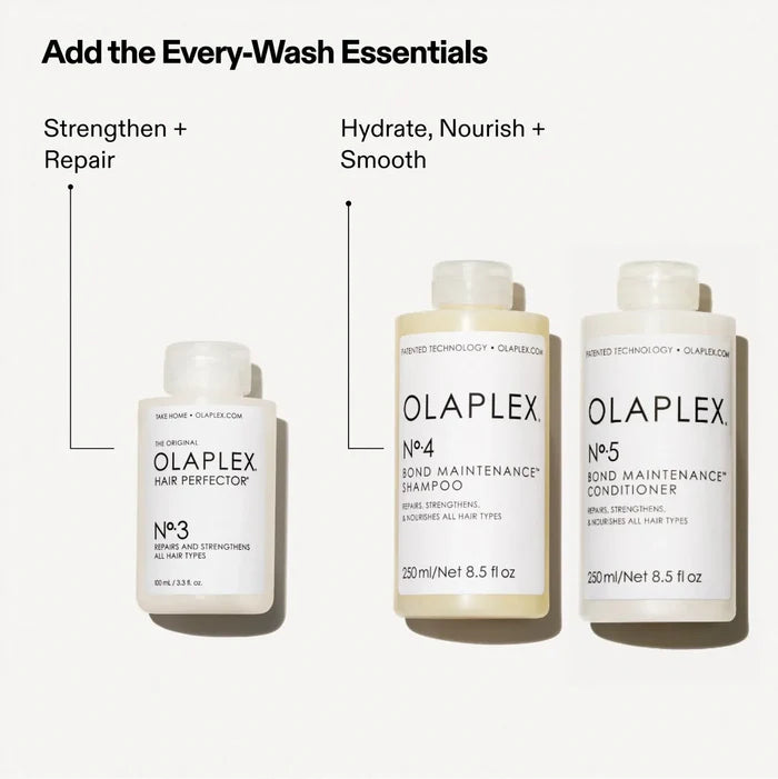 Olaplex No. 3 Hair Perfector weekly hair care routine step
