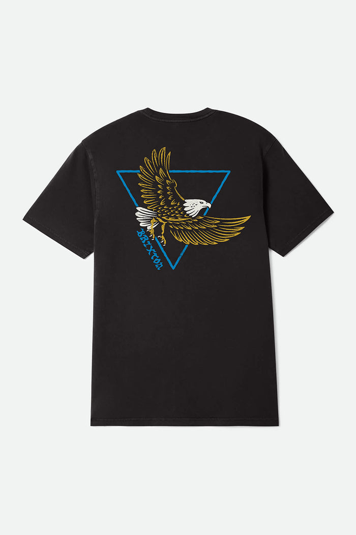 Opal Short Sleeve Standard T-Shirt - Black Worn Wash
